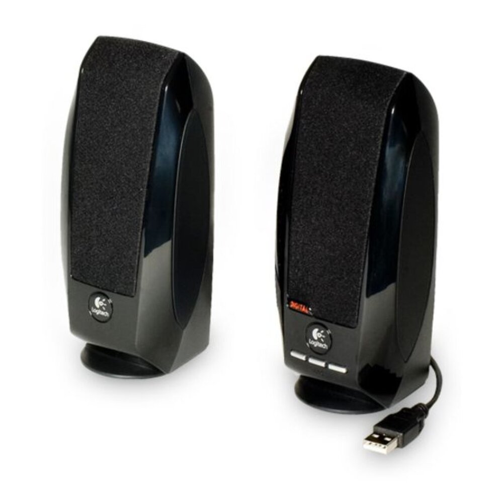 LOGITECH S150 2.0 Slimline Desktop USB Speaker System‎ (Black)